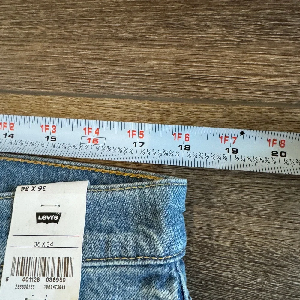 Levi's 512 Slim Taper Comfort Stretch Blue Mens Denim Jeans W36 x L34 NEW‎ NWT